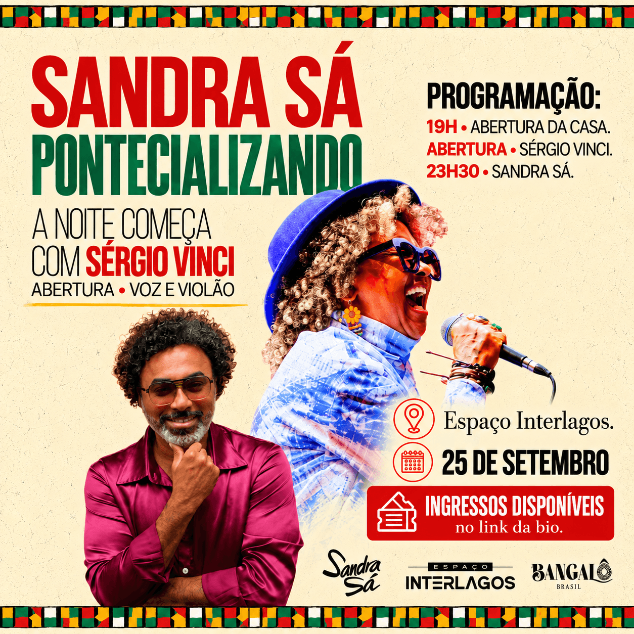 Sandra Sá - Potencializando (abertura Sérgio Vinci)